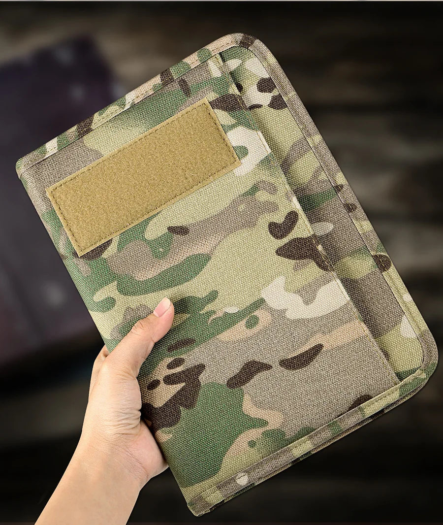 Tactical Stationery Outdoor Tactical Notepad Loose-leaf Removable A5 Notebook Case