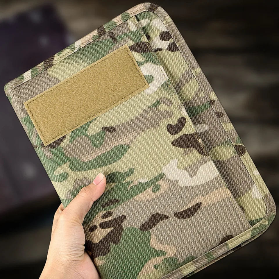 Tactical Stationery Outdoor Tactical Notepad Loose-leaf Removable A5 Notebook Case